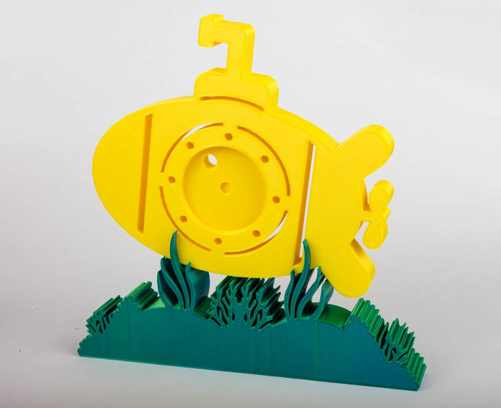 Yellow Submarine Photomagnet Frame